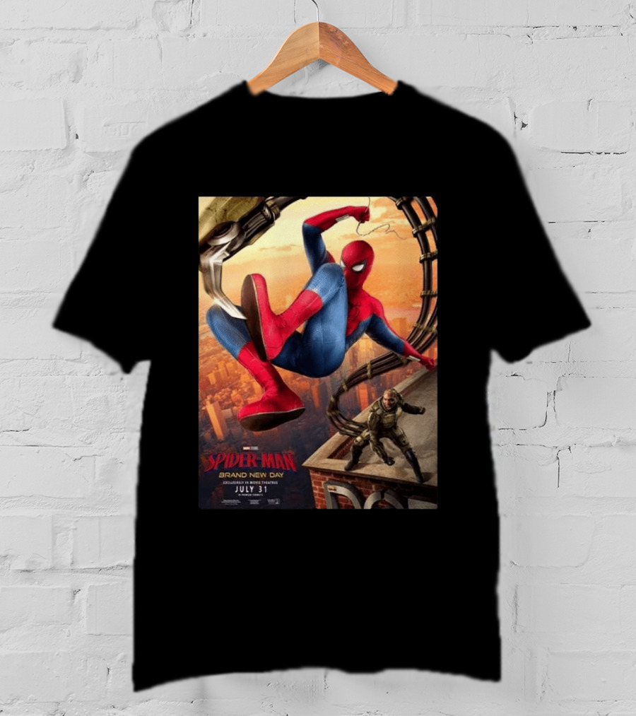 Spider Man Brand New Day Marvel Studios Movie Release July 31 2026 T-Shirt