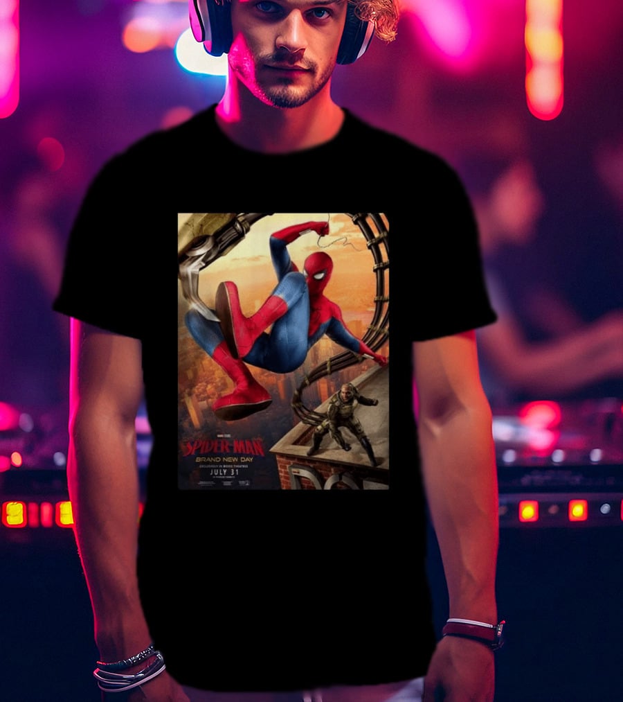 Spider Man Brand New Day Marvel Studios Movie Release July 31 2026 T-Shirt