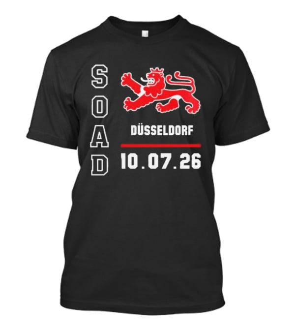 SOAD Düsseldorf 2026 Red Lion Event 10.07.26 T-Shirt