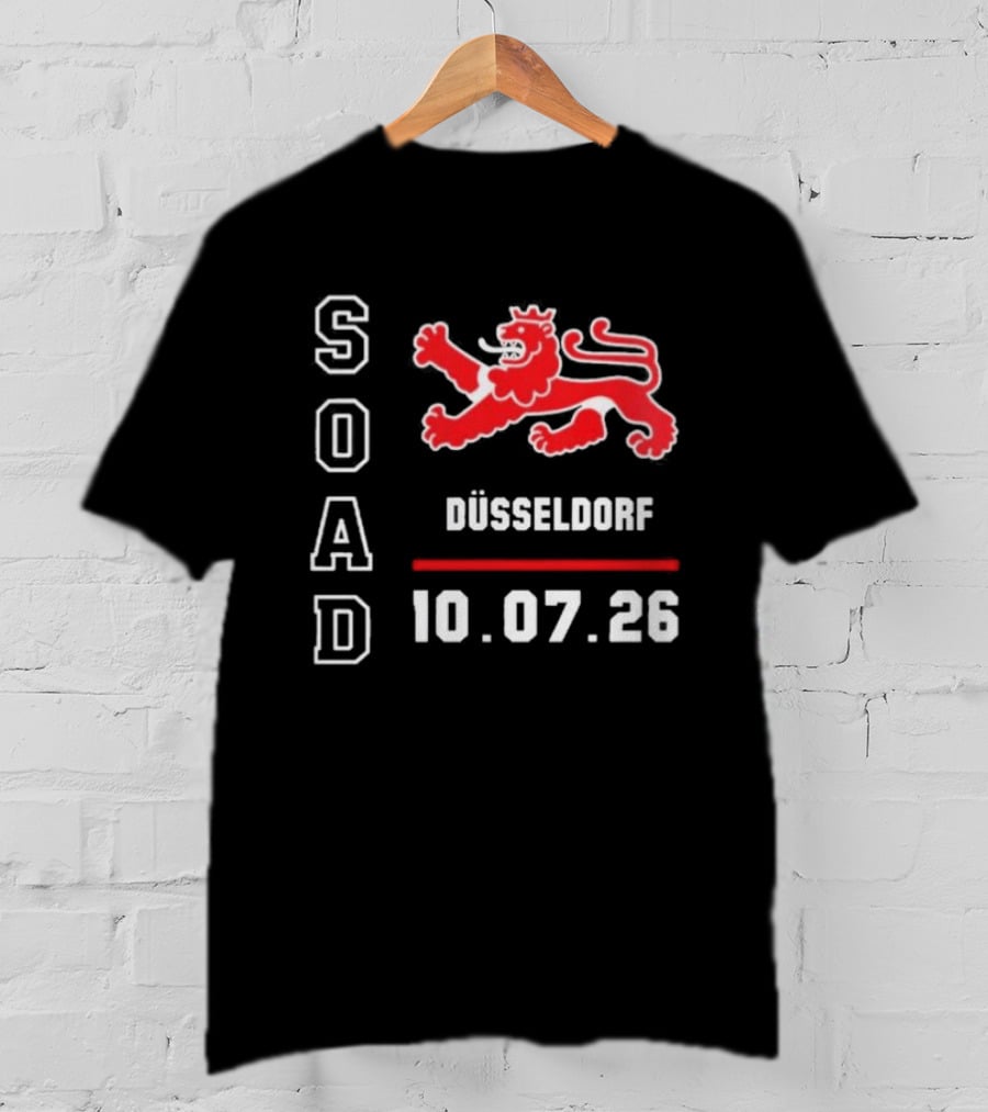 SOAD Düsseldorf 2026 Red Lion Event 10.07.26 T-Shirt