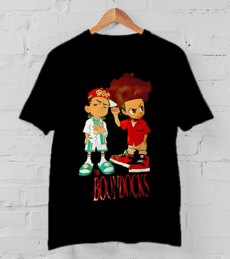 The Boondocks Riley And Huey Freeman Characters By Aaron McGruder T-Shirt