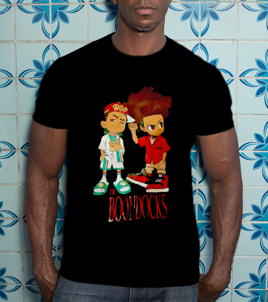 The Boondocks Riley And Huey Freeman Characters By Aaron McGruder T-Shirt