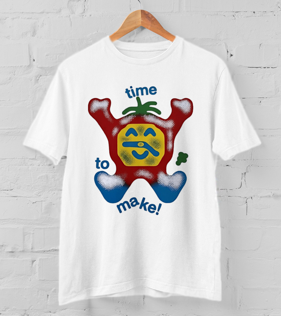 Time To Make Tomato Face Playful T-Shirt