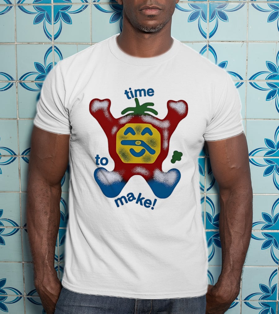 Time To Make Tomato Face Playful T-Shirt