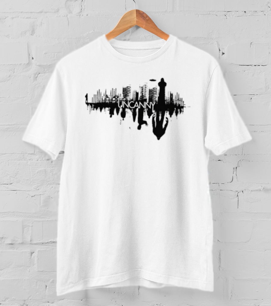 Uncanny City Silhouette Cityscape Urban Skyline T-Shirt