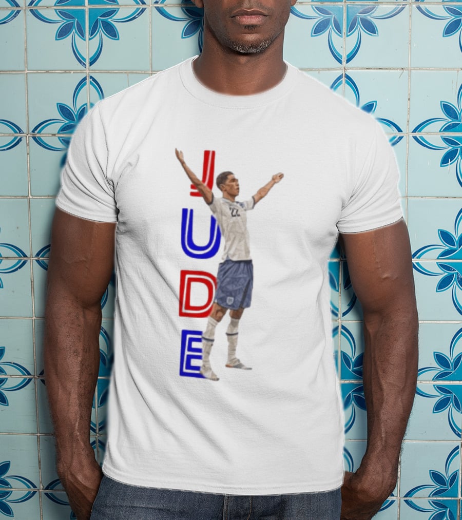 Jude Bellingham No 22 England National Football Team Victory Celebration T-Shirt