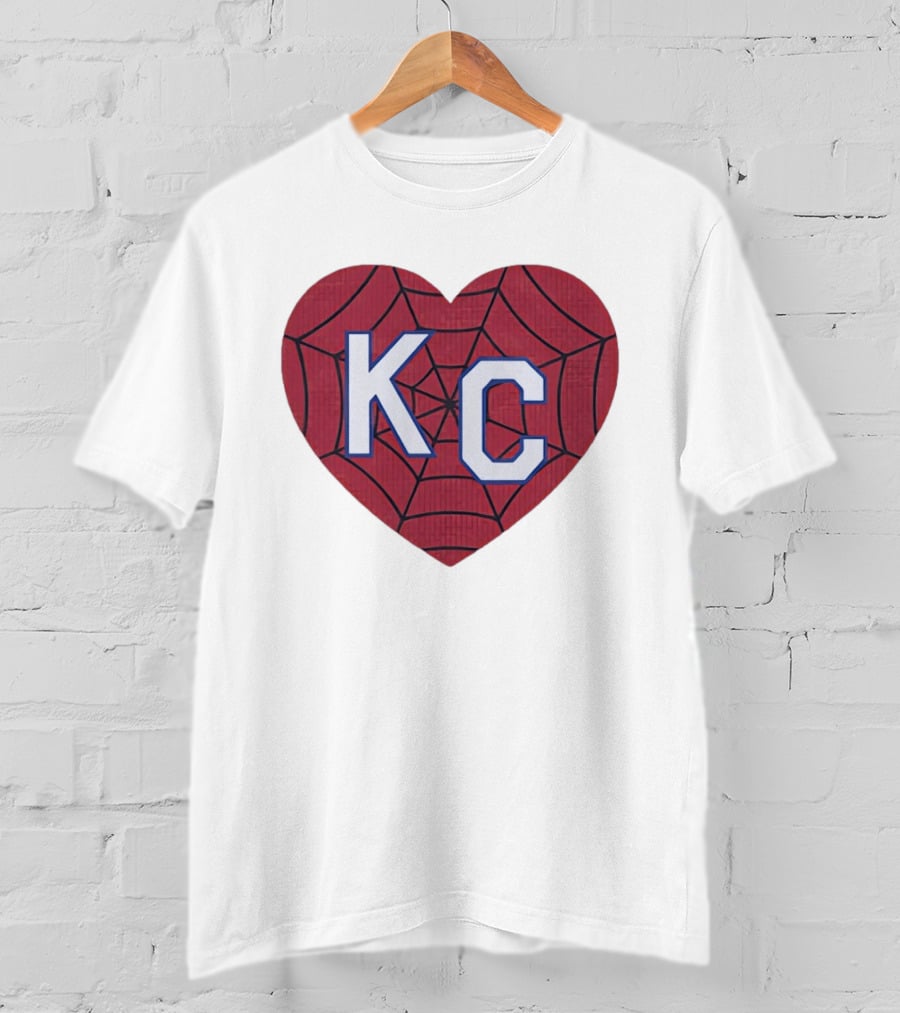KC Heart Spiderweb T-Shirt
