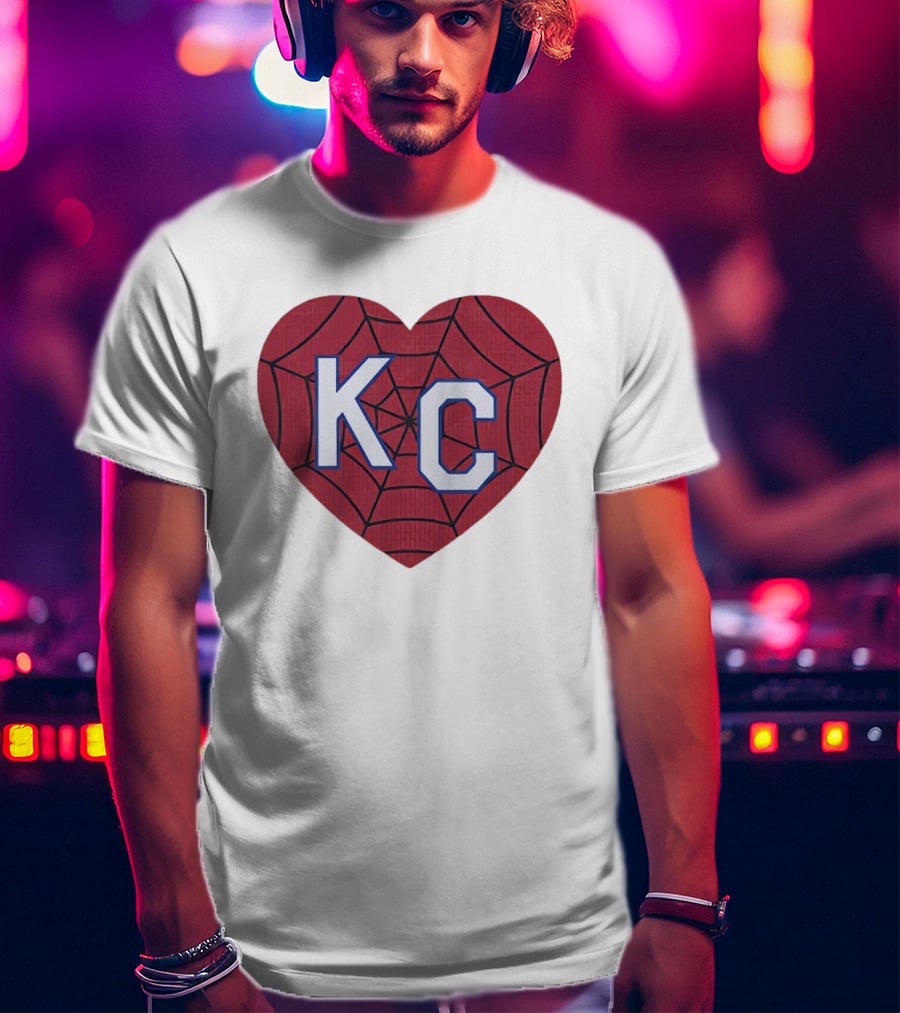KC Heart Spiderweb T-Shirt