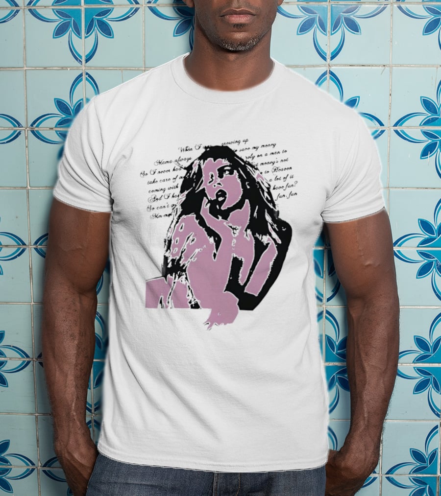 Madonna Material Girl Lyrics 80s Pop T-Shirt