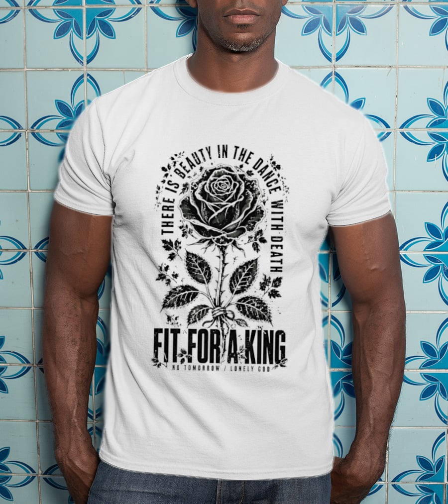Fit For A King There Is Beauty In The Dance With Death Rose T-Shirt