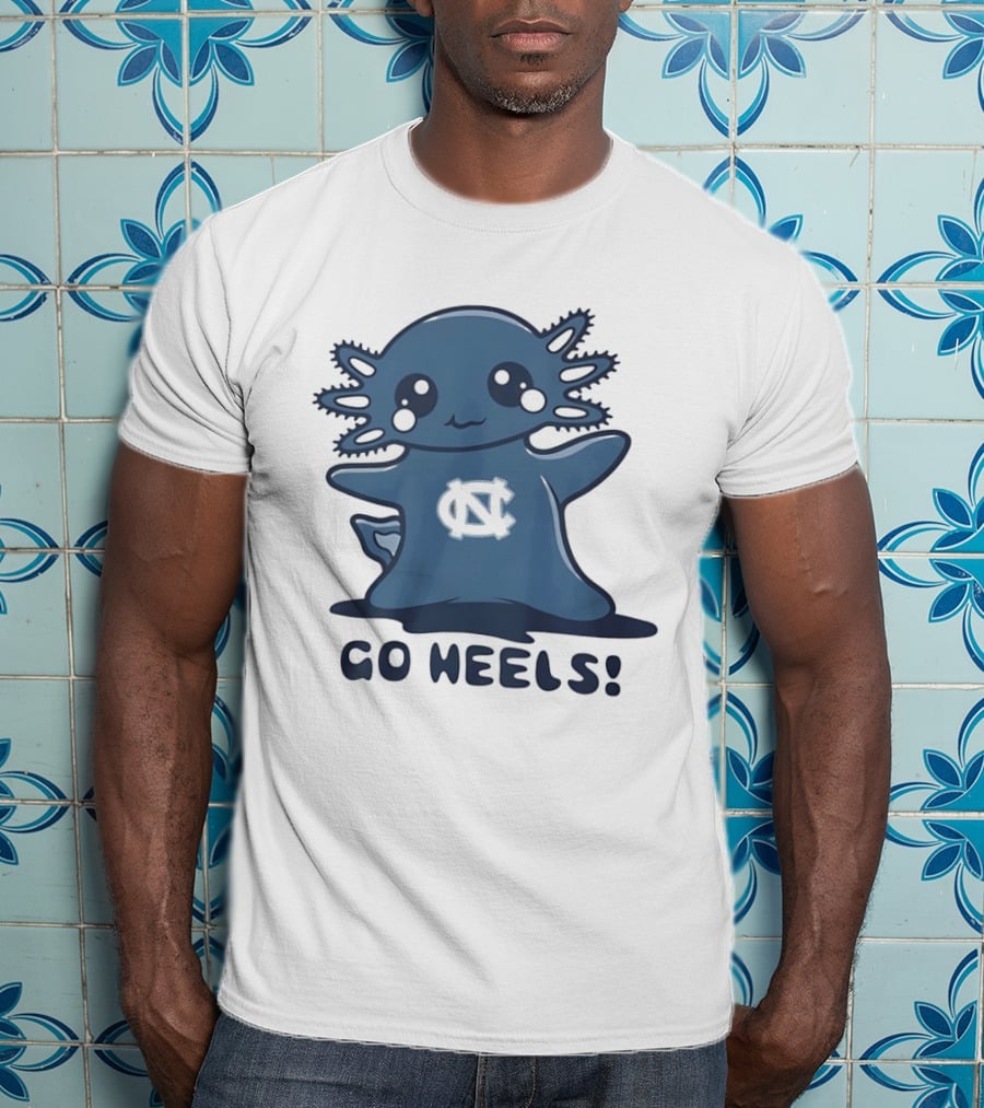 North Carolina Tar Heels Axolotl Go Heels T-Shirt