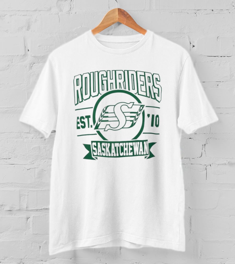 Saskatchewan Roughriders Est '10 CFL Canadian Football League T-Shirt