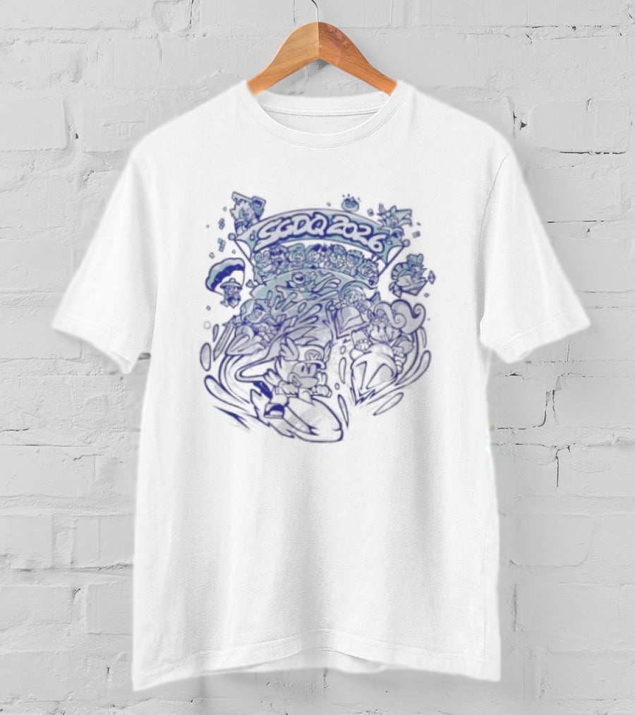 SGDQ 2026 Summer Games Done Quick Gaming Event Splash T-Shirt