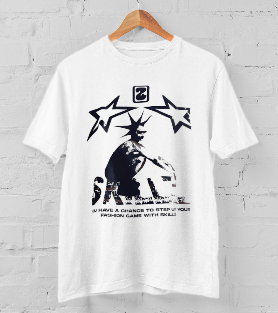 Skillz Fashion Game Streetwear Urban Art Rebel Graffiti Style New York Liberty Basketball T-Shirt