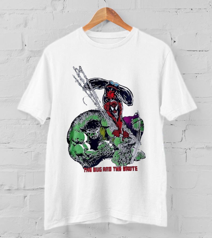 Spider Man And Hulk The Bug And The Brute Dynamic Duo Comic T-Shirt