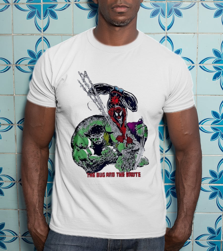 Spider Man And Hulk The Bug And The Brute Dynamic Duo Comic T-Shirt