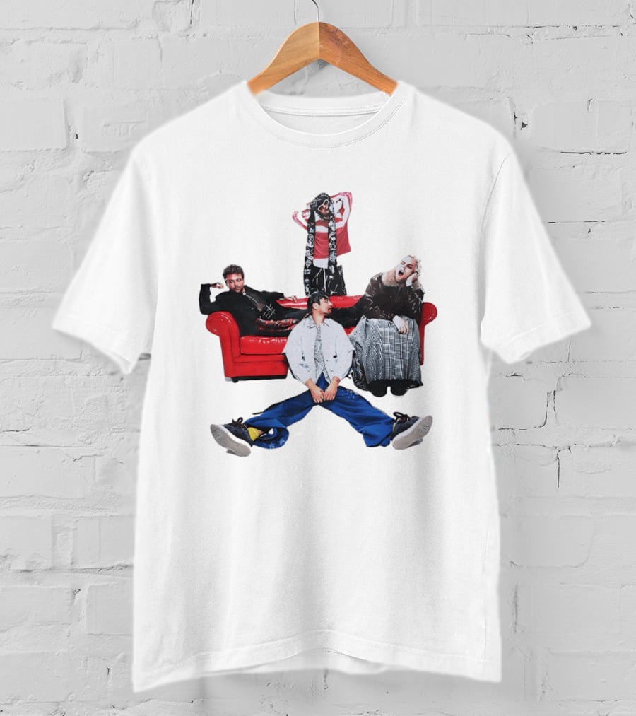 The 1975 Members Red Sofa Matty Healy Aesthetic T-Shirt