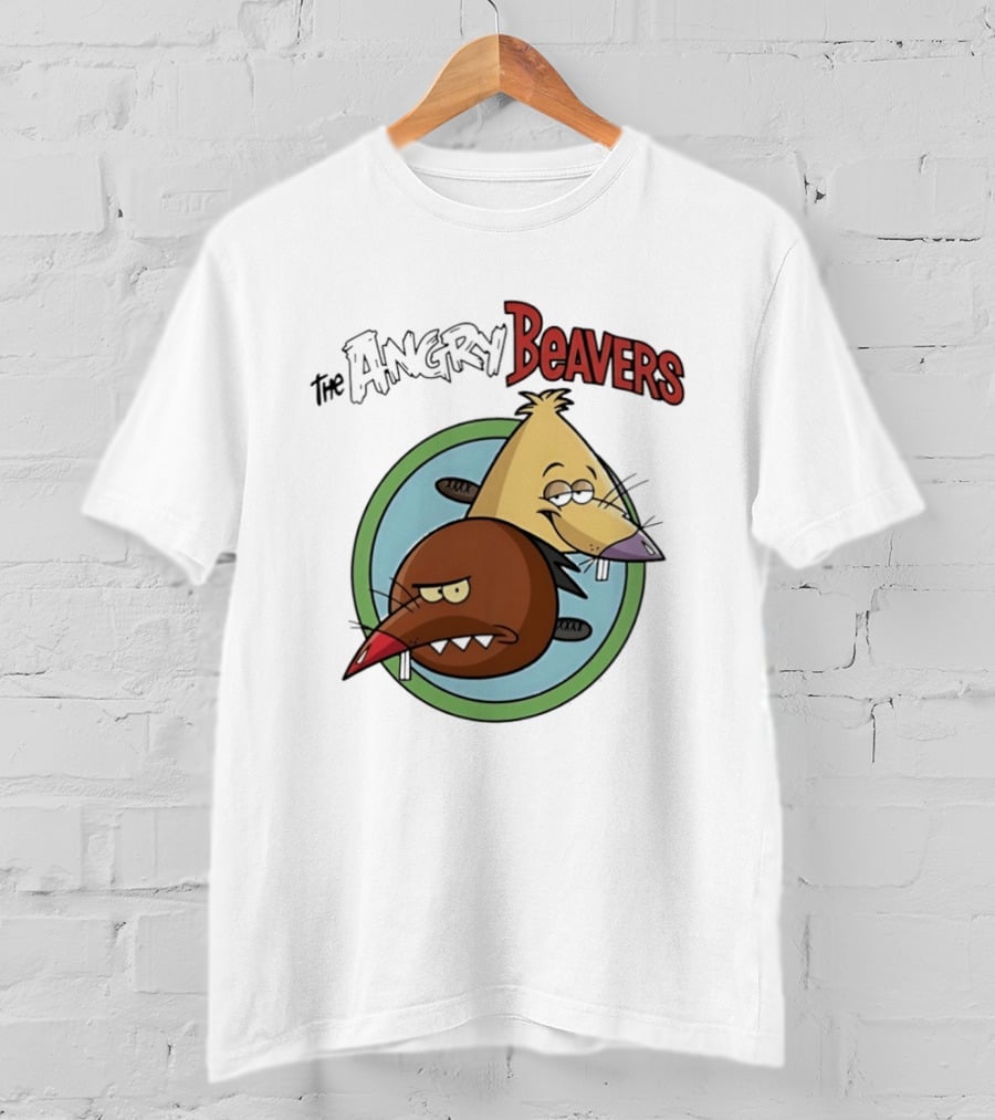 The Angry Beavers Nickelodeon 90s Cartoons Daggett And Norbert T-Shirt