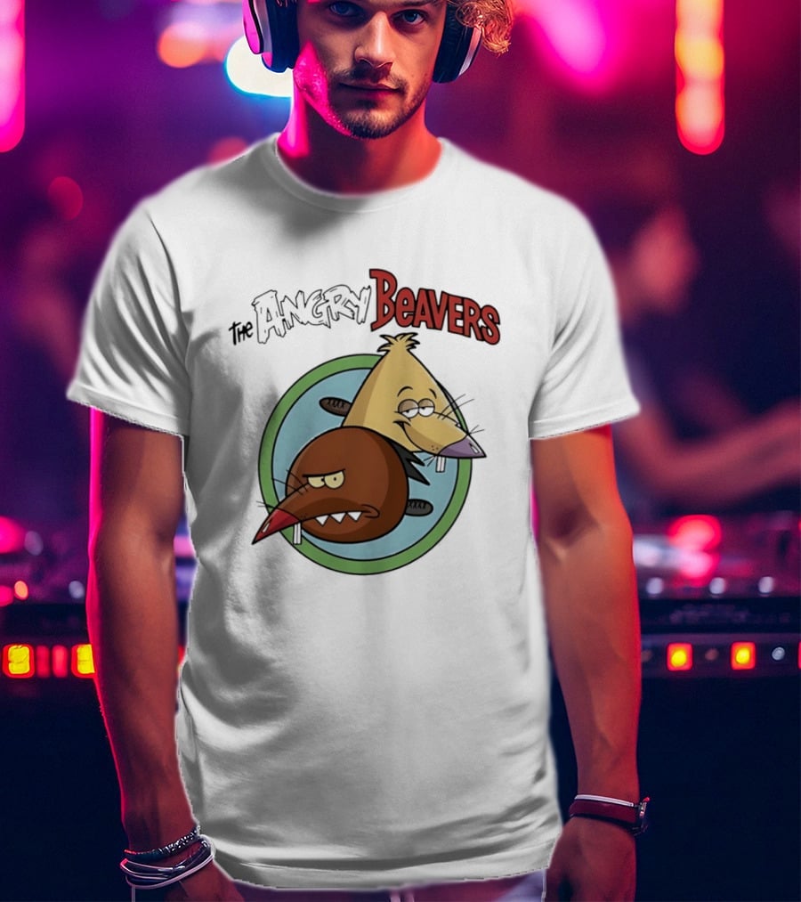 The Angry Beavers Nickelodeon 90s Cartoons Daggett And Norbert T-Shirt