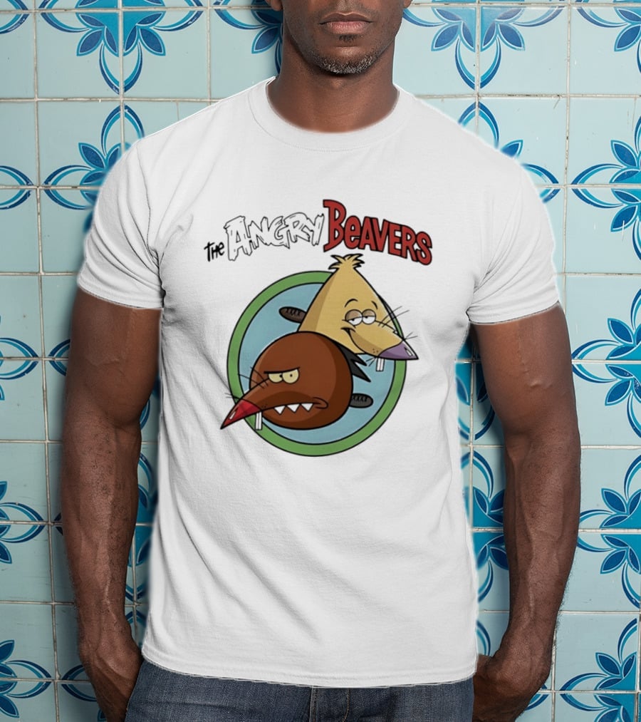 The Angry Beavers Nickelodeon 90s Cartoons Daggett And Norbert T-Shirt