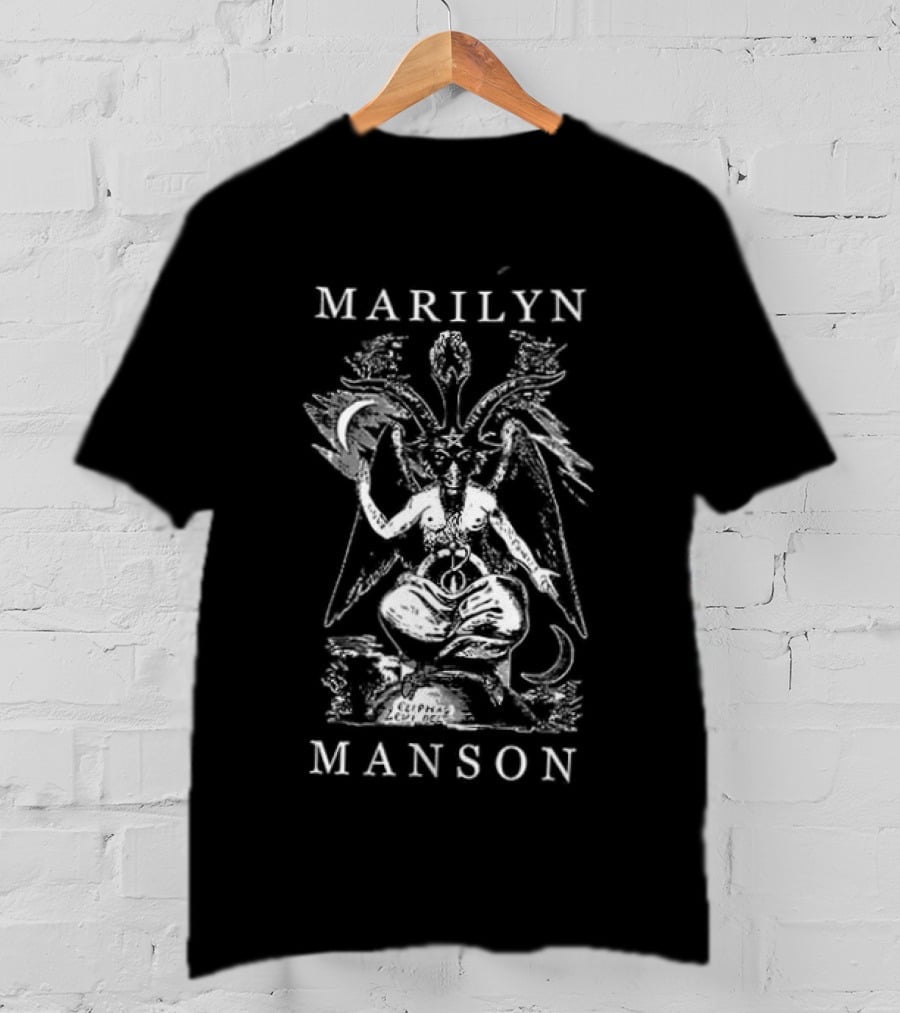 Marilyn Manson Baphomet Bigger Than Satan Two Sided T-Shirt