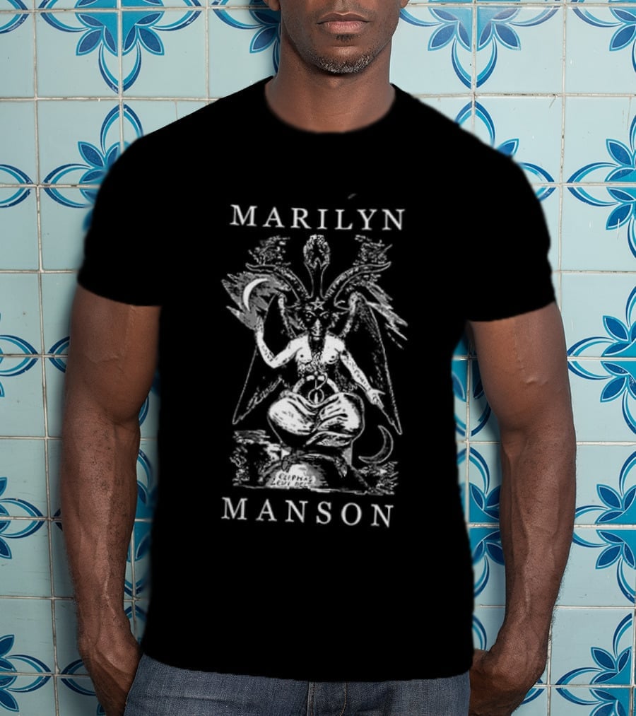 Marilyn Manson Baphomet Bigger Than Satan Two Sided T-Shirt