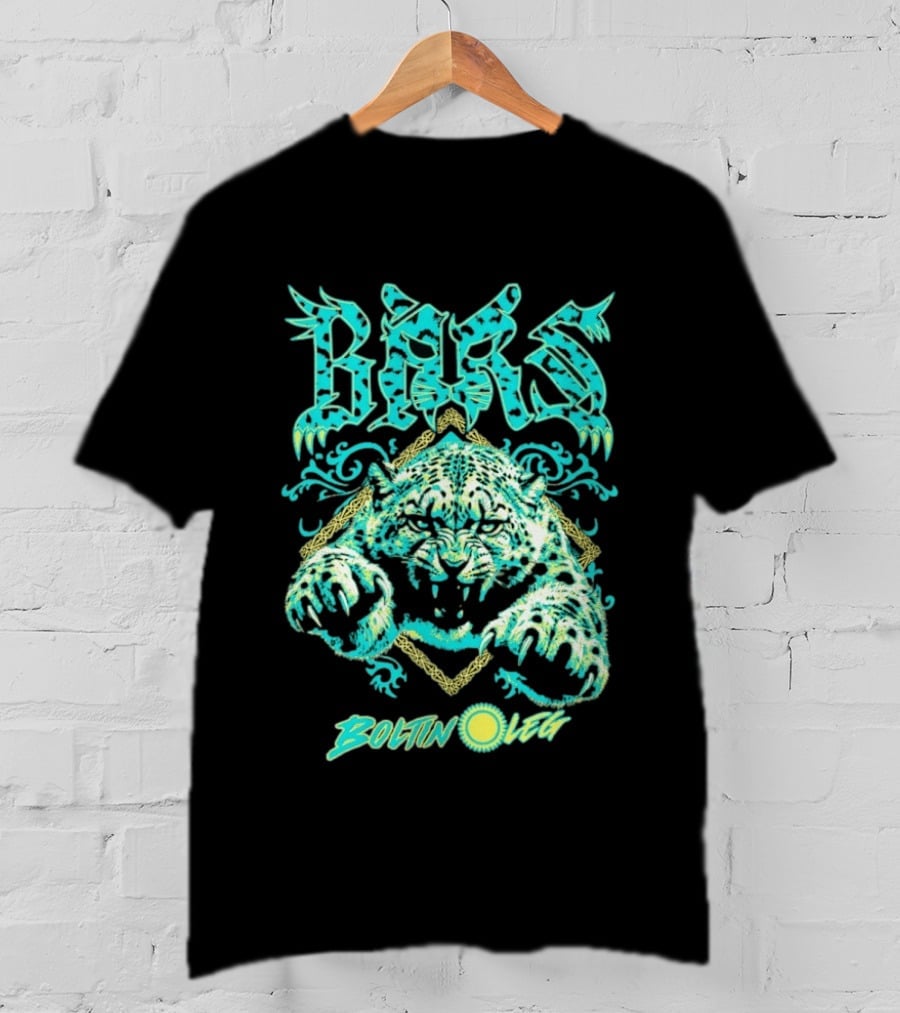 Bars Boltin Oleg Leopard Wild Cat Animal T-Shirt
