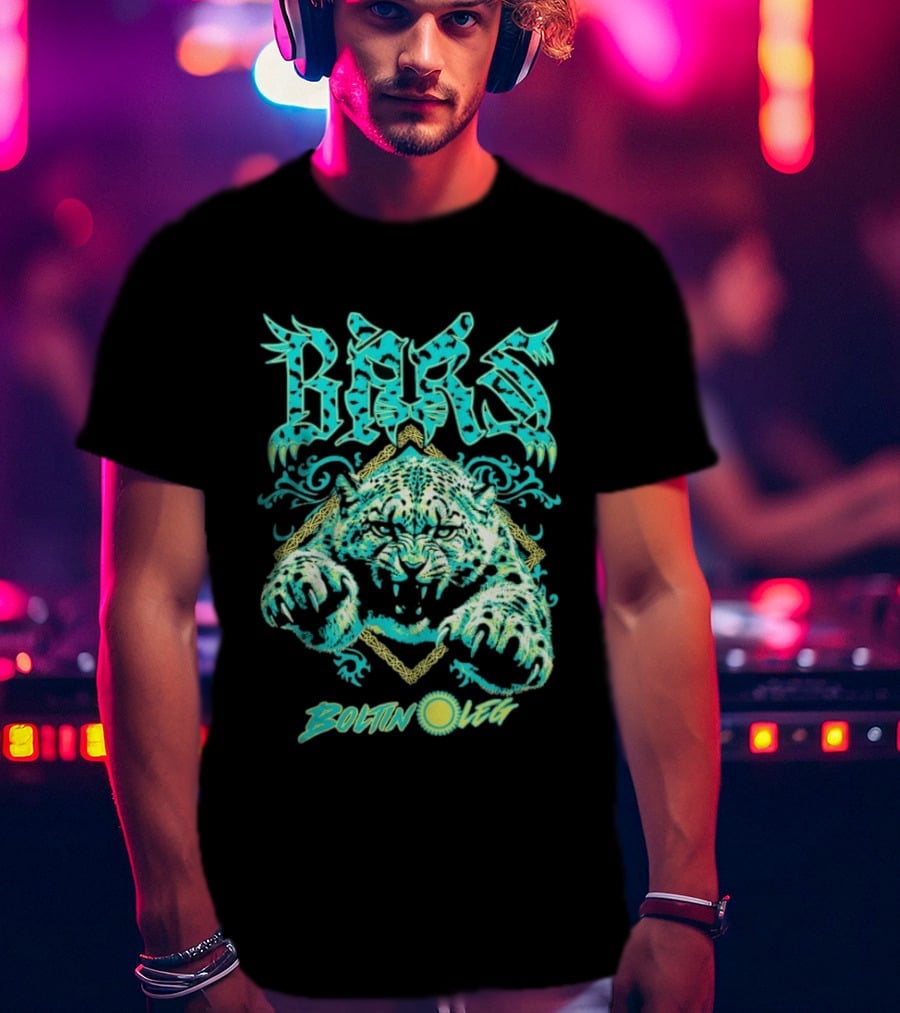 Bars Boltin Oleg Leopard Wild Cat Animal T-Shirt