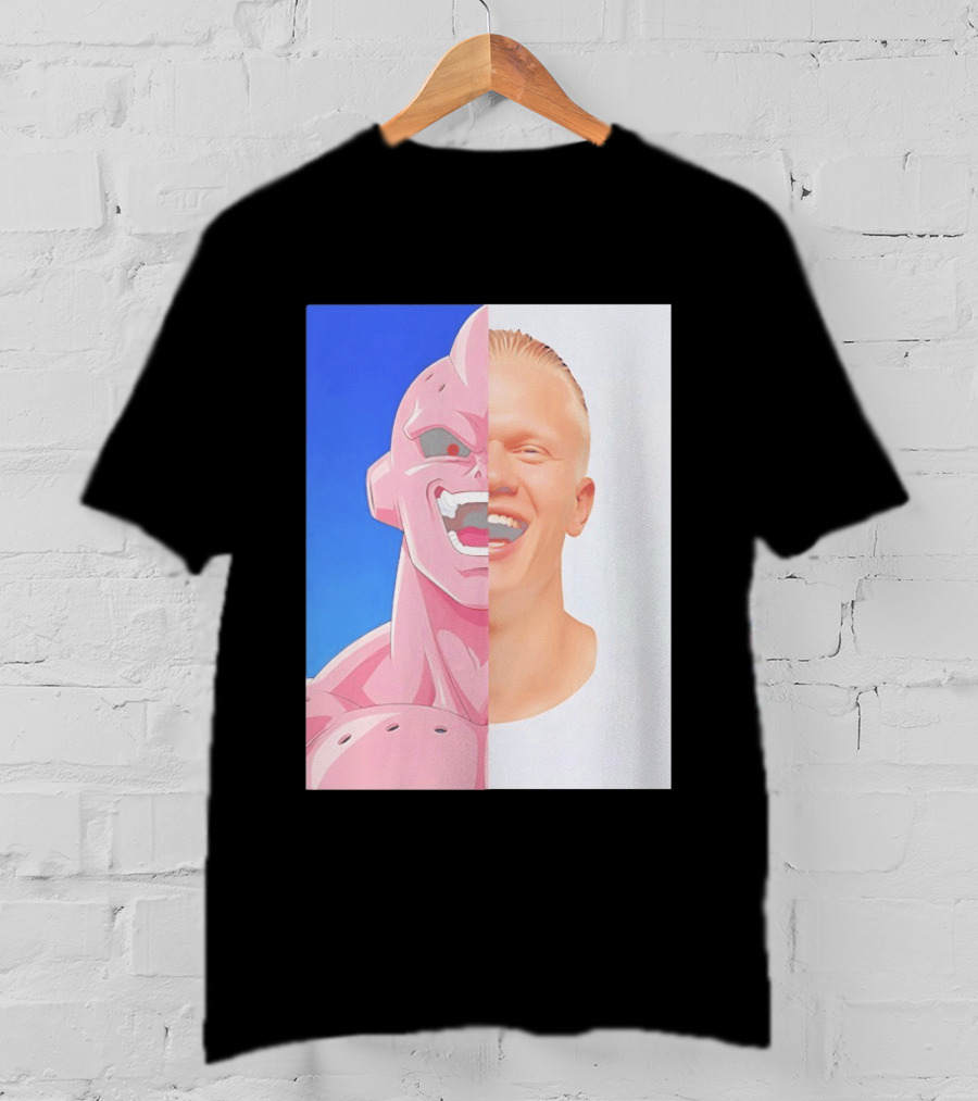 Erling Haaland Majin Buu Face Swap T-Shirt