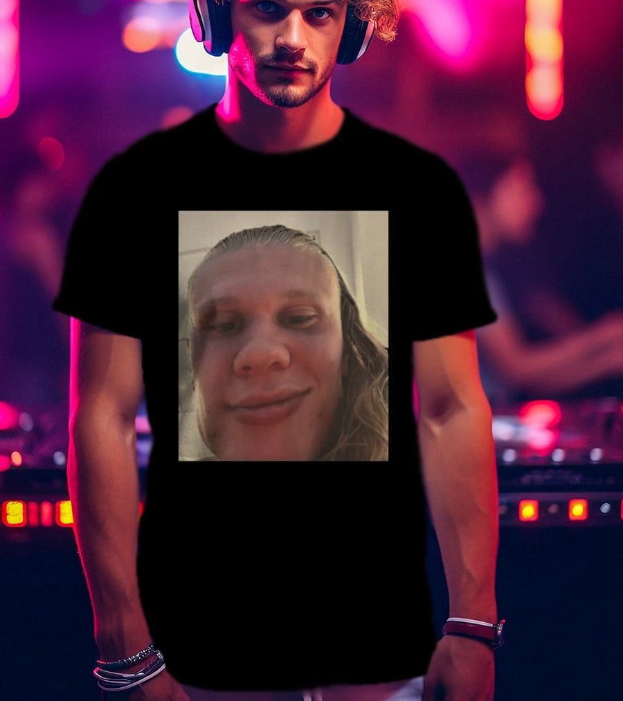 Erling Haaland S Face Close Up T-Shirt