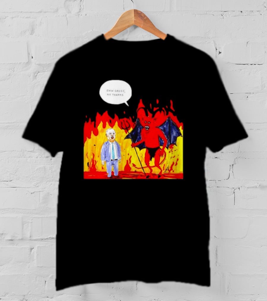 Eww Gross No Thanks Devil Politician Comic T-Shirt