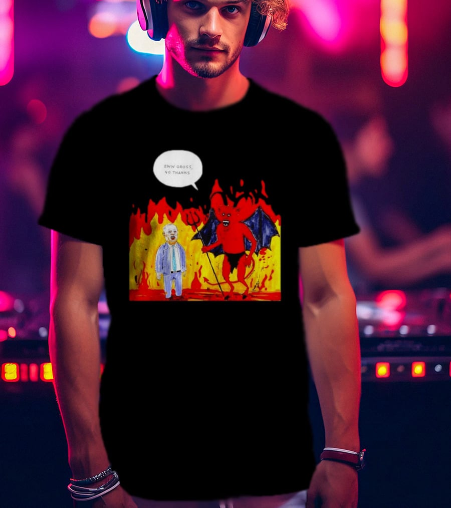 Eww Gross No Thanks Devil Politician Comic T-Shirt