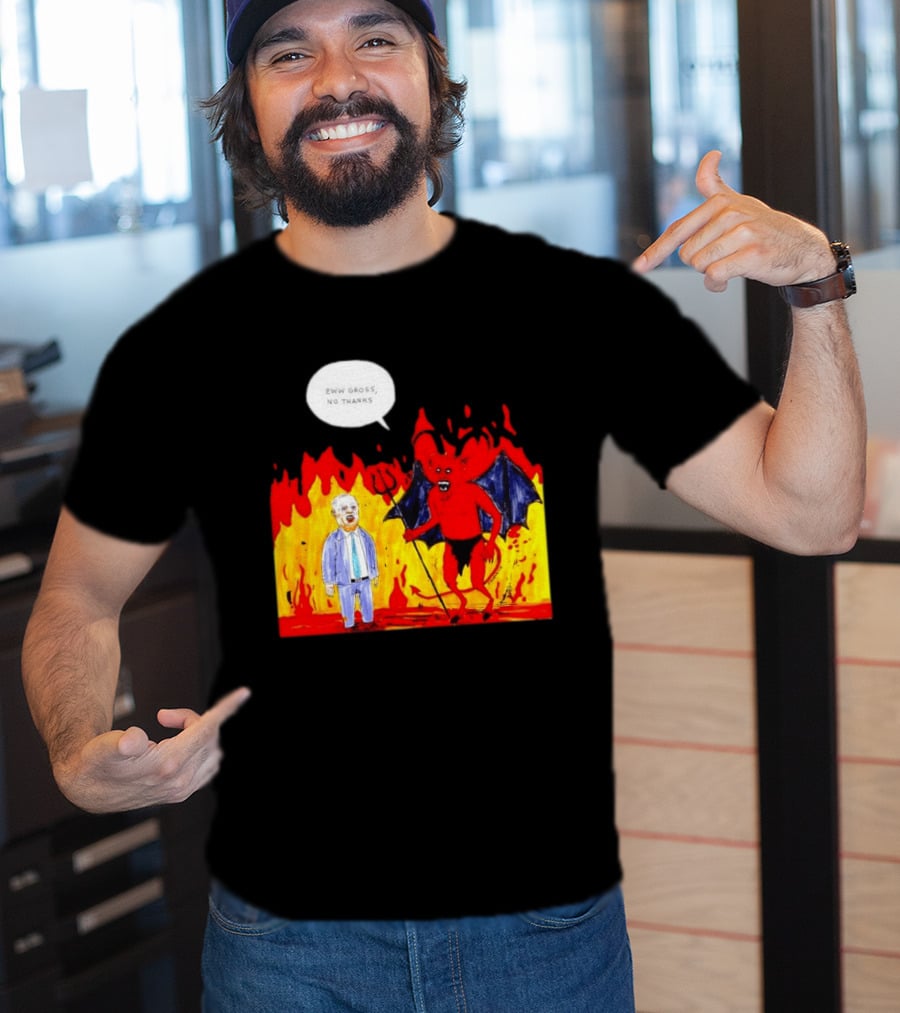 Eww Gross No Thanks Devil Politician Comic T-Shirt