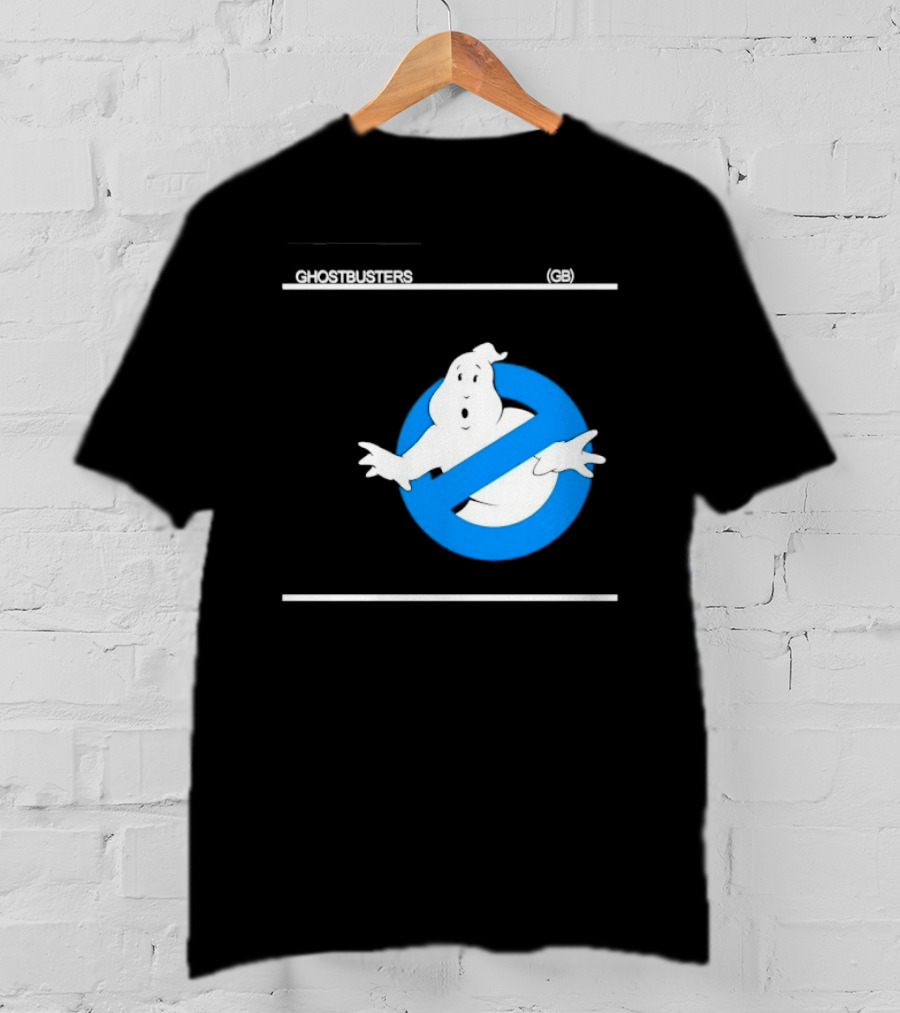 Ghostbusters 80s Movie Classic Blue Ghost Icon GB T-Shirt