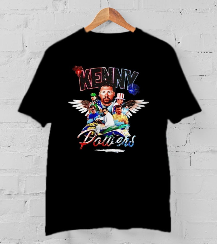 Kenny Powers Danny McBride Eastbound And Down Winged Motif T-Shirt