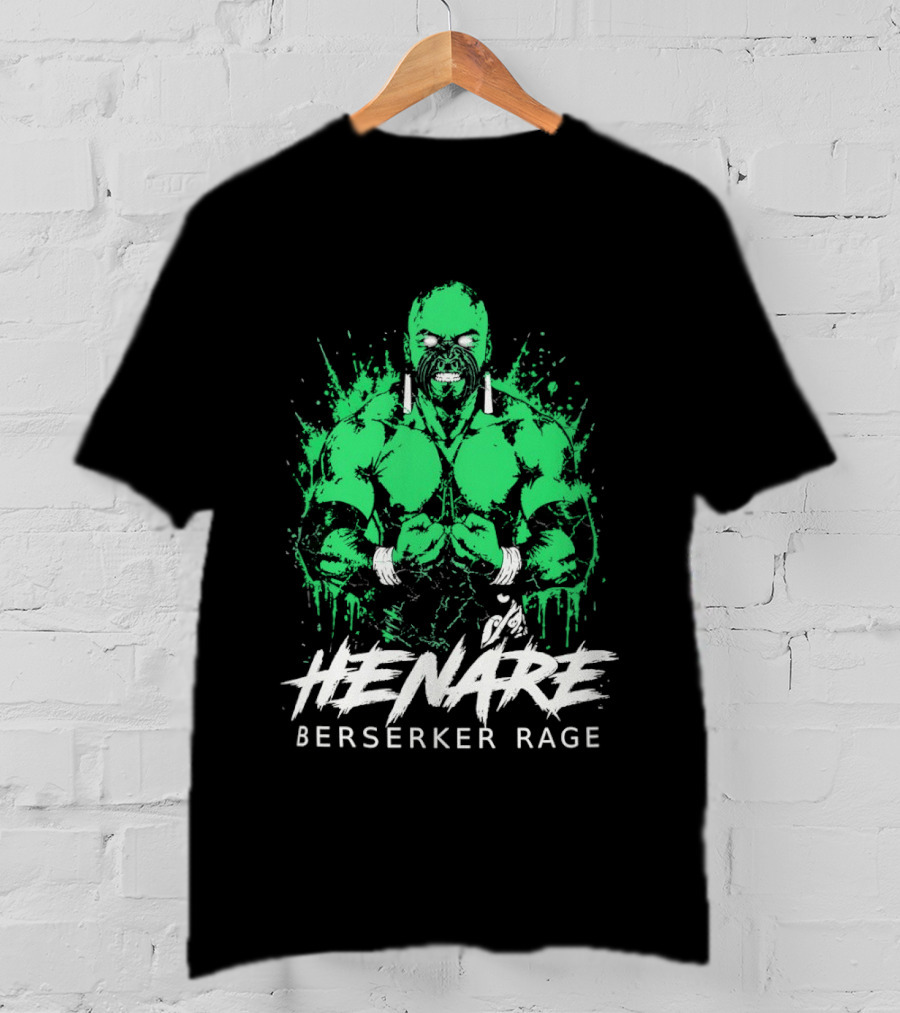 Henare Berserker Rage NJPW Wrestling T-Shirt