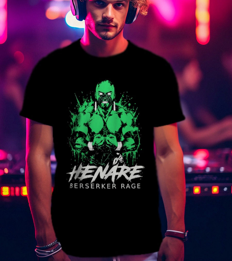 Henare Berserker Rage NJPW Wrestling T-Shirt