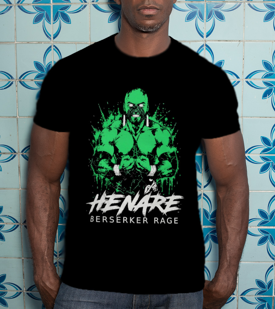 Henare Berserker Rage NJPW Wrestling T-Shirt