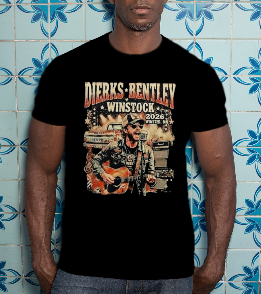 Dierks Bentley Winstock 2026 Winsted MN June 19 Country Music Festival T-Shirt