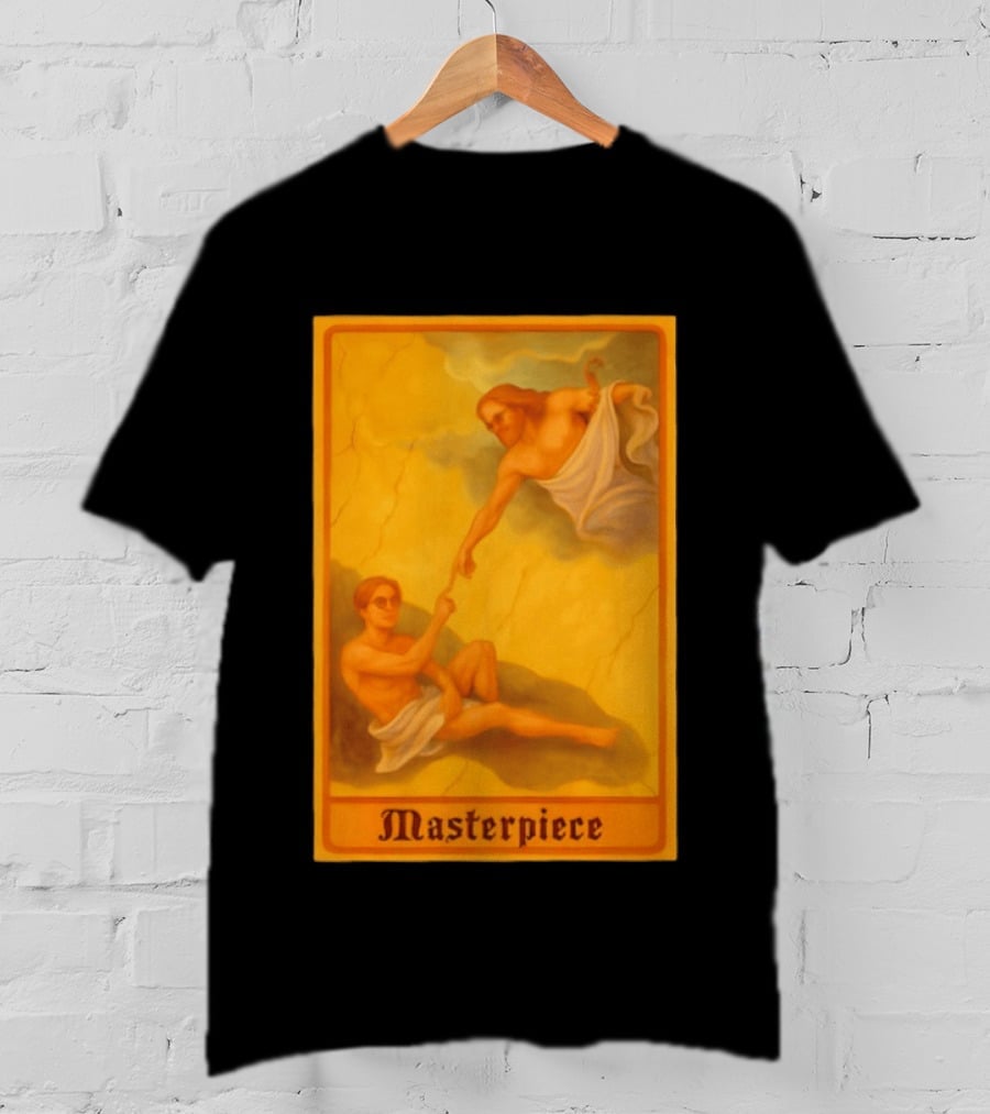 Masterpiece Michelangelo Creation Of Adam Iconic Classic Renaissance T-Shirt