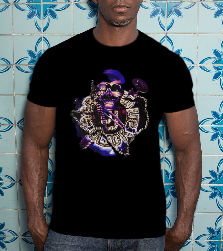 DJ Screw The Final Chapter 2 Sided Legendary Skull Chains Innovation T-Shirt