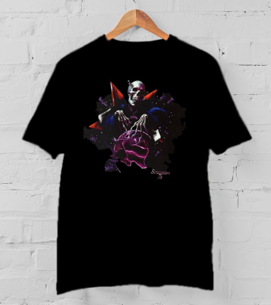 DJ Screw World Screwston TX Skeleton With Chopped Vinyl T-Shirt