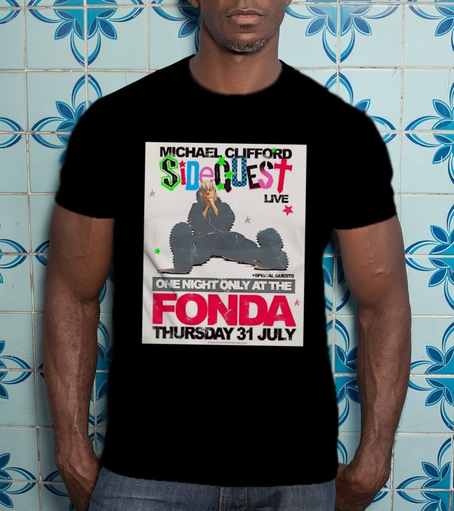 Michael Clifford Sideguest Live One Night Only At The Fonda Thursday 31 July T-Shirt