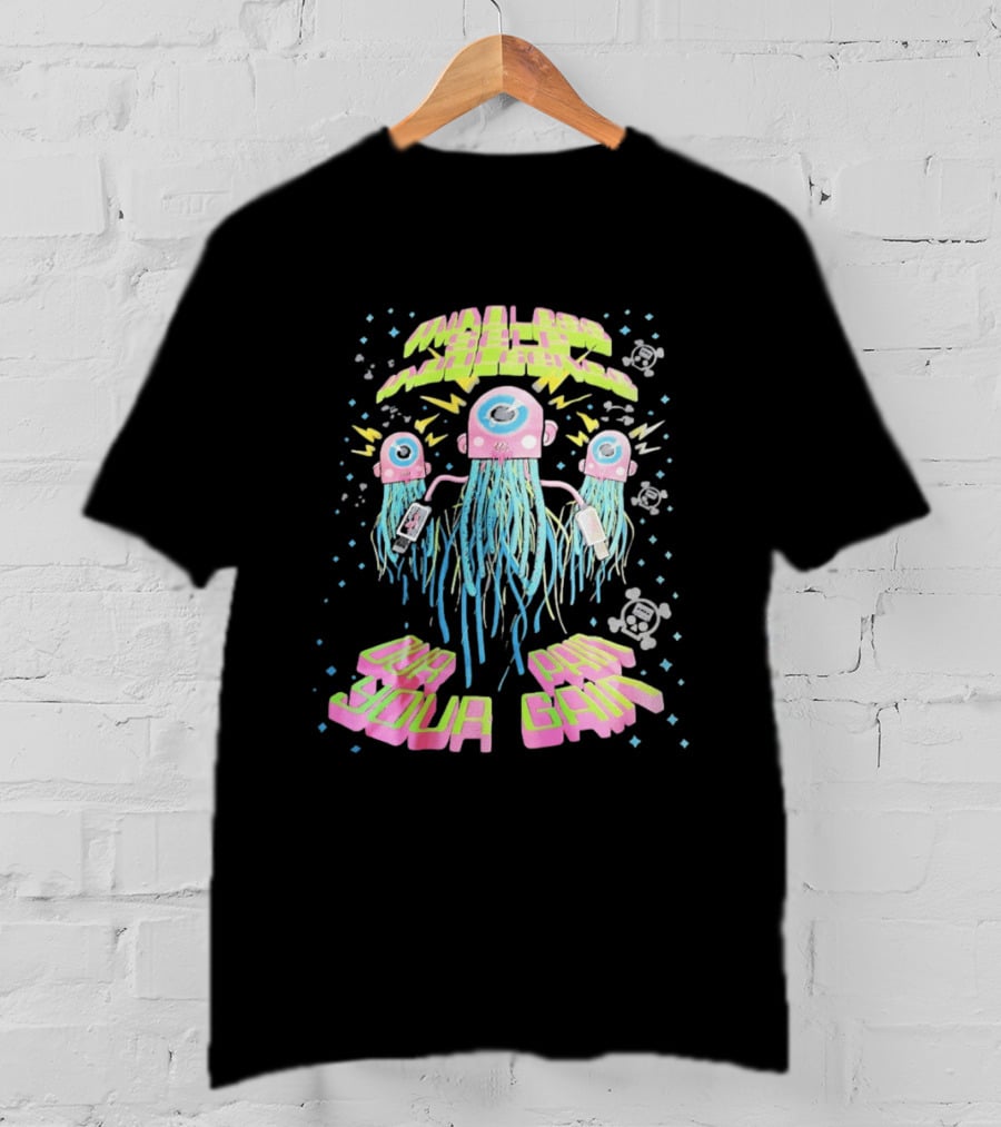Mindless Self Indulgence Our Pain Your Gain Neon Alien Robots T-Shirt
