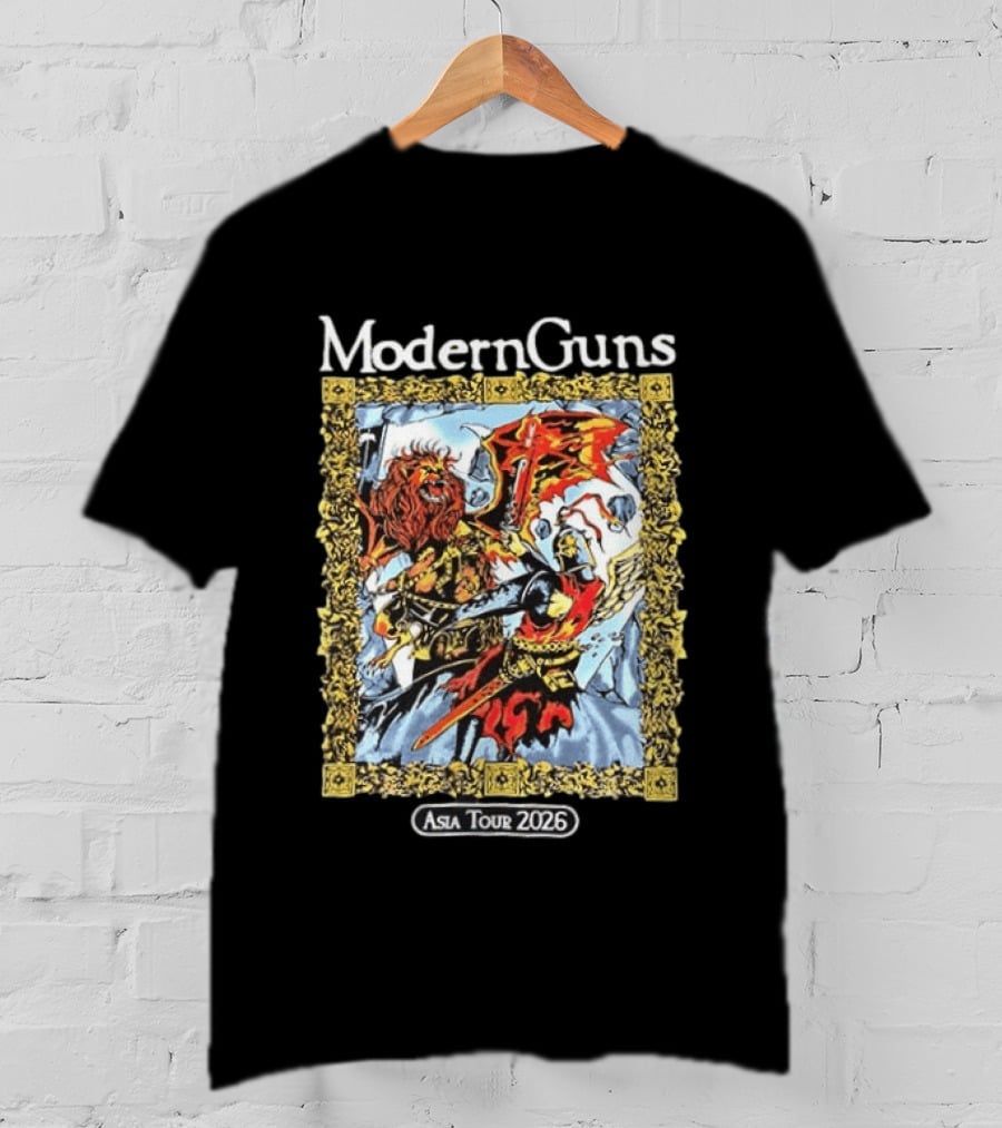 Modern Guns Asia Tour 2026 Warrior Art Manila Easter Event Calendar T-Shirt