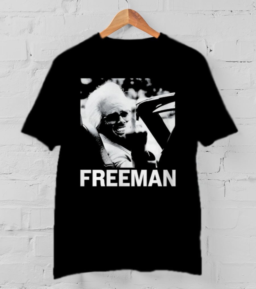 Morgan Freeman Middle Finger Actor Celebrity FREEMAN T-Shirt