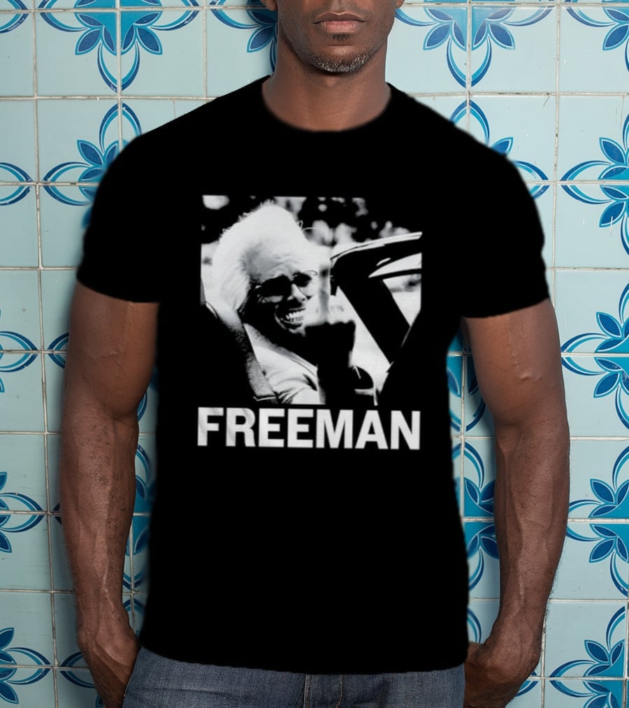 Morgan Freeman Middle Finger Actor Celebrity FREEMAN T-Shirt