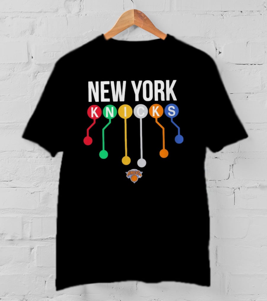 New York Knicks Subway Map NBA Basketball Team T-Shirt