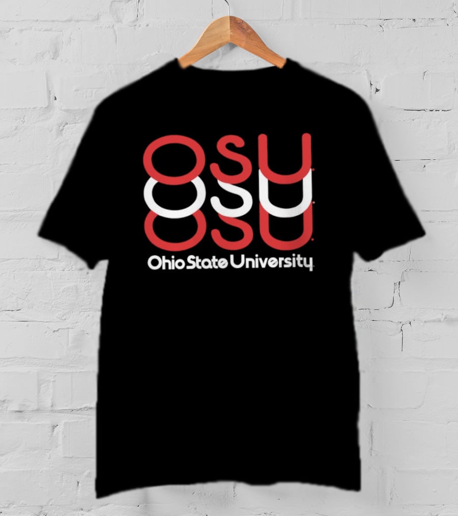 Ohio State University OSU Red White T-Shirt
