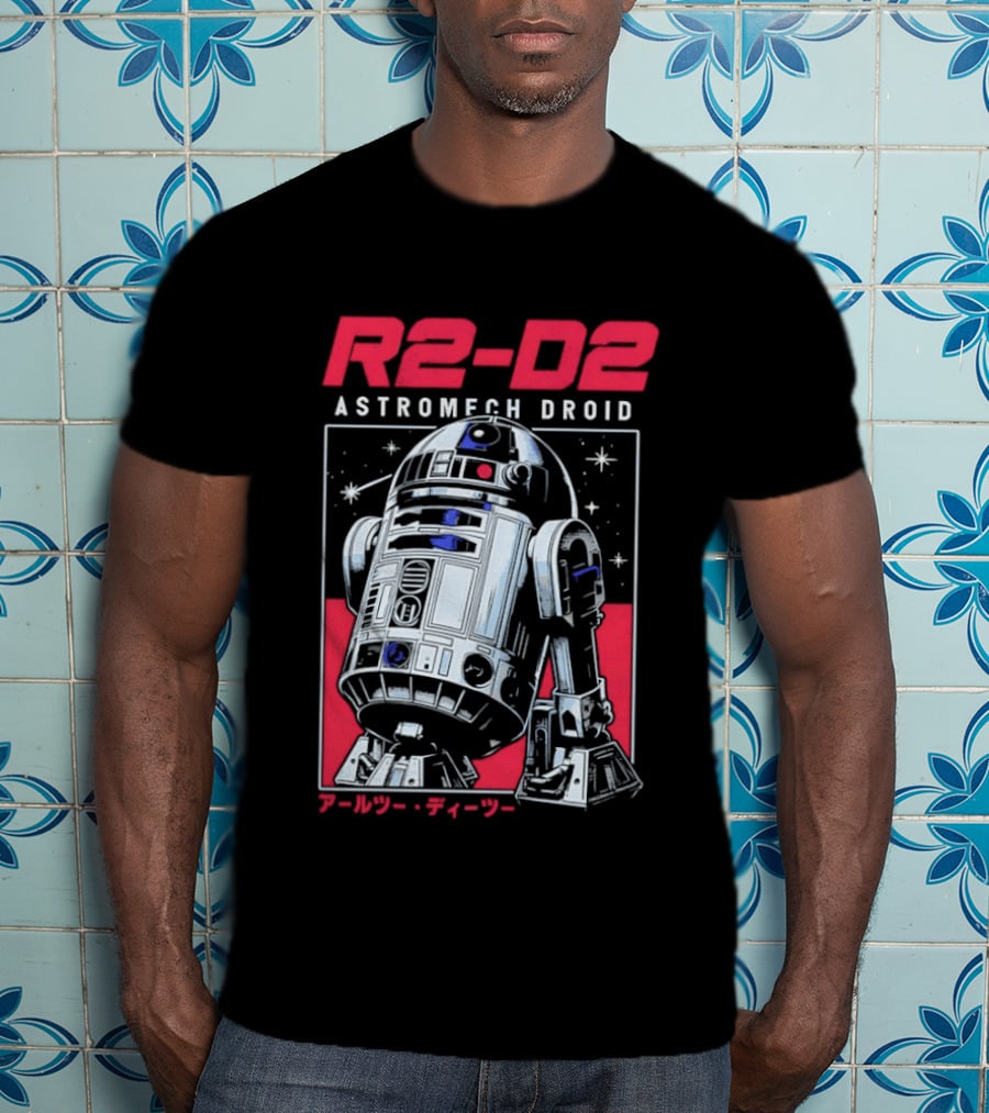 R2 D2 Astromech Droid Star Wars Sci Fi Robot T-Shirt